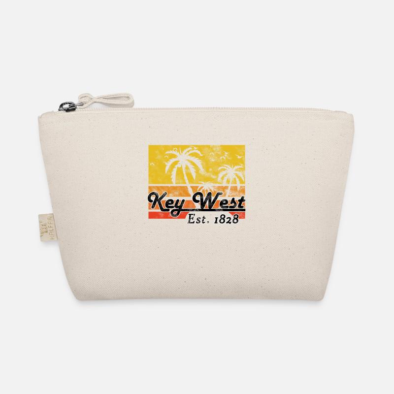 Key West Florida Vintage - Bio-Täschchen - Natur