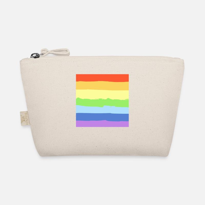 Regenbogen Pride - Bio-Täschchen - Natur