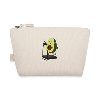 Avocado-Laufband-Läufer Workout Lustiges Geschenk - Bio-Täschchen - Natur - Vorne