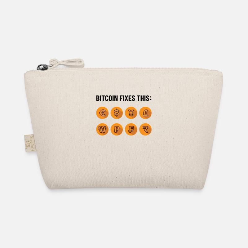 Bitcoin Fixes This - Bitcoiner, BTC Only Gift Organic Pouch