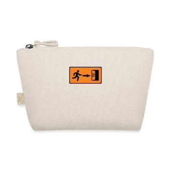 Funny Bitcoin, Bitcoiner, Bitcoin Only Gift - Organic Pouch - nature - Front