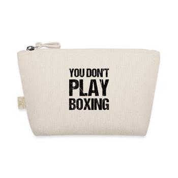 Boxkämpfer, Boxsport, Boxen Geschenkidee - Bio-Täschchen - Natur - Vorne