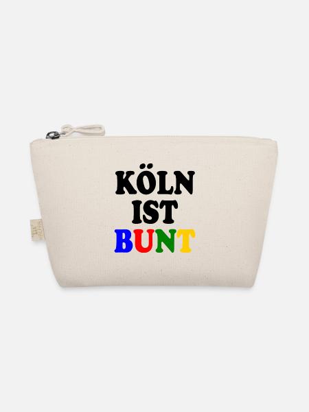Köln ist bunt - Bio-Täschchen - Natur