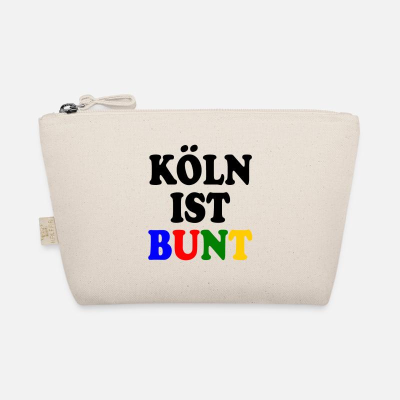 Köln ist bunt - Bio-Täschchen - Natur