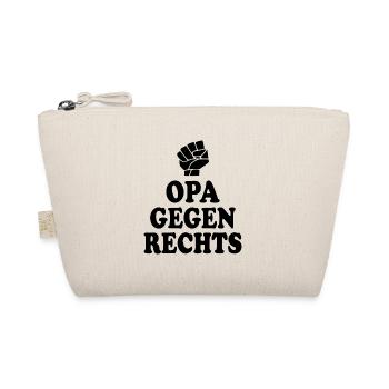 Opas gegen rechts - Bio-Täschchen - Natur - Vorne