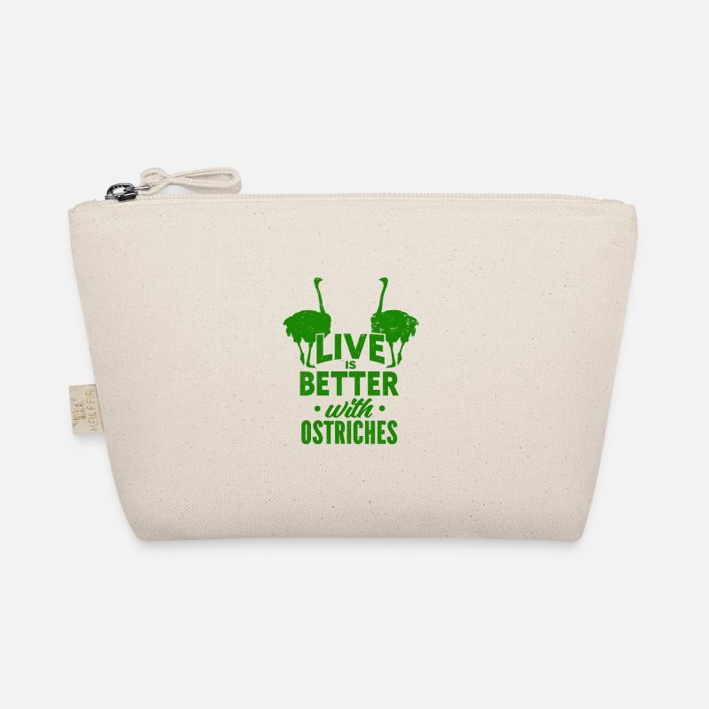 Autruche Oiseau Animal Zoo Vacances Soleil Trousse biologique