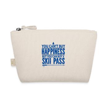 Skiing Snowboard Mountains Holiday Snow Freestyle - Organic Pouch - nature - Front