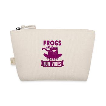 Frosch - Amphibie Tier - Bio-Täschchen - Natur - Vorne