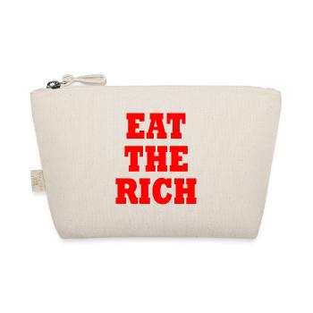 Eat the rich - Bio-Täschchen - Natur - Vorne