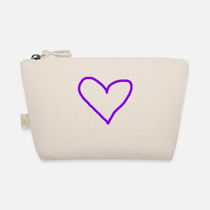 Coeur Violet Idée Cadeau Coeurs Violet Trousse biologique