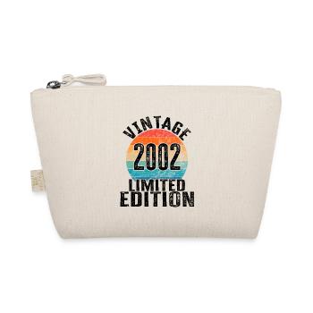 Geburtsjahr 2002 Vintage Limited Edition Retro - Bio-Täschchen - Natur - Vorne