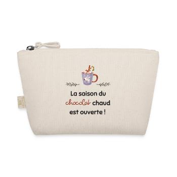 La saison du chocolat chaud est ouverte | Cadeau - Trousse biologique - nature - Devant