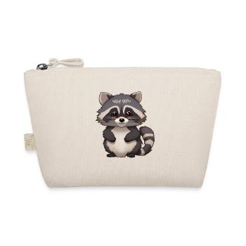 Totally cute raccoon - Organic Pouch - nature - Front