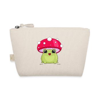 Frog and mushroom - Organic Pouch - nature - Front