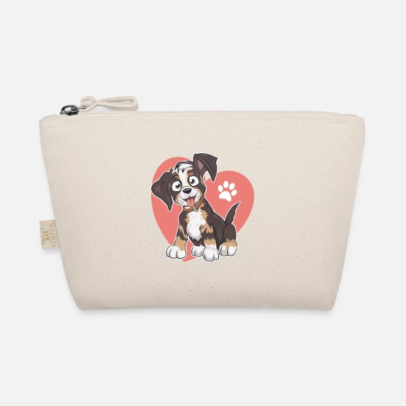 Comic Dog Australia Shepherd Love Gift Organic Pouch