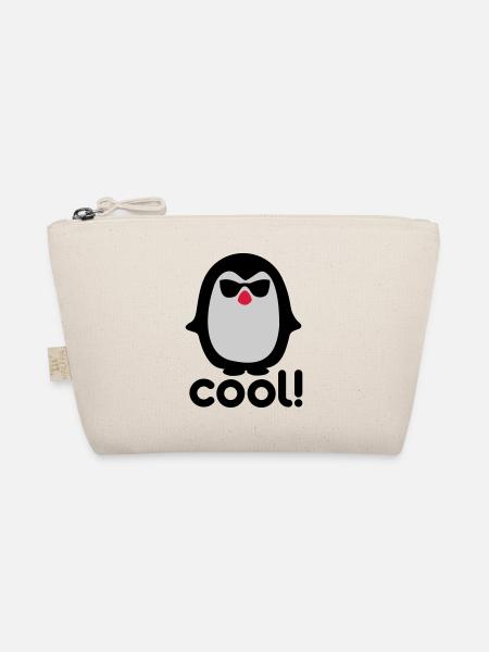 Cool pinguin - Organic Pouch - nature