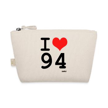 ich liebe 94 Val de Marne - Bio-Täschchen - Natur - Vorne