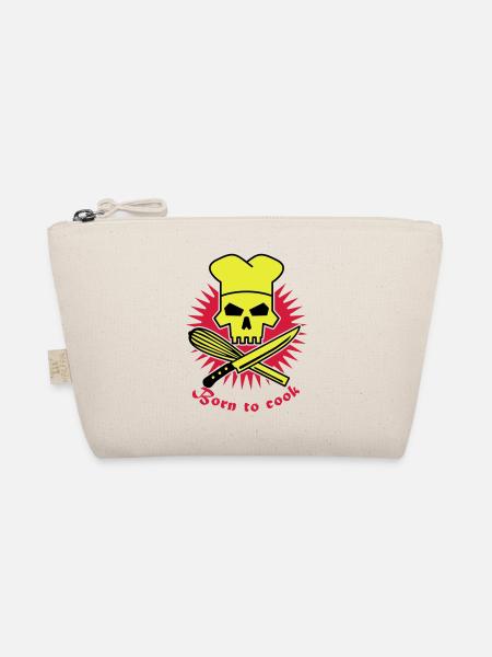 born_to_cook_3c - Organic Pouch - nature - Front