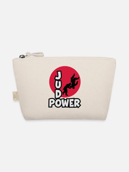 JudoPower Logo - Bio-Täschchen - Natur - Vorne