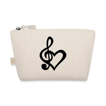 i like love music (dh) - Bio-Täschchen - Natur - Vorne