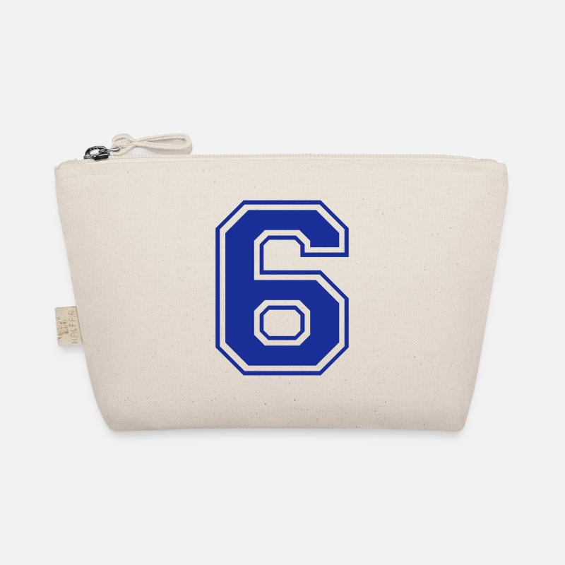 6 - Nummer - Zahl Bio-Täschchen