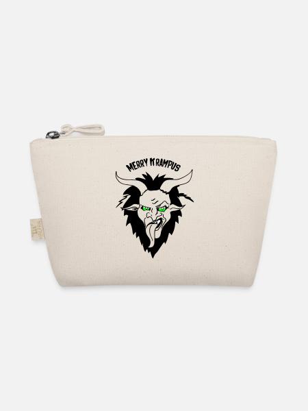 Merry Krampus - Bio-Täschchen - Natur - Vorne