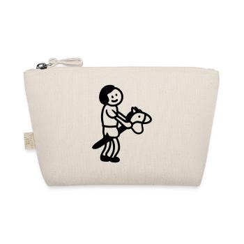 Child hobbyhorse - Line - Organic Pouch - nature - Front