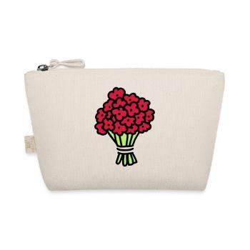 Blumenstrauß 3 - Bio-Täschchen - Natur - Vorne