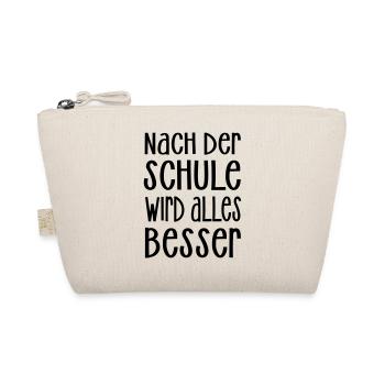 nach der Schule - Bio-Täschchen - Natur - Vorne