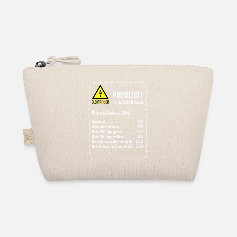 ElektriXer Preisliste (weiß) - Bio-Täschchen - Natur