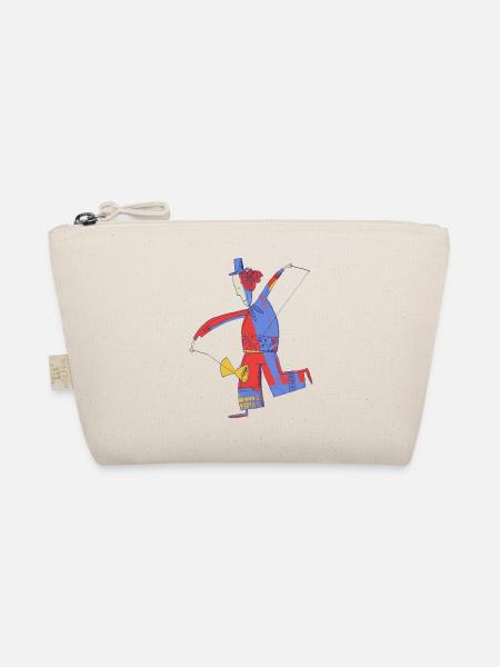 Diabolo-Jongleur 001 - Bio-Täschchen - Natur