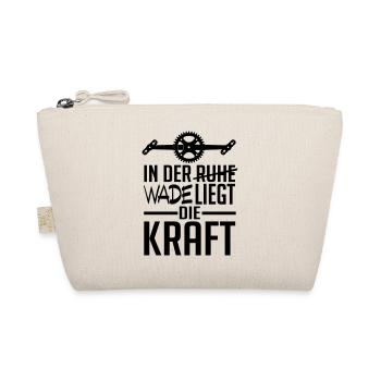 In der Wade liegt die Kraft - Bio-Täschchen - Natur - Vorne
