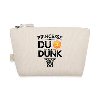 "Princesse du dunk' t-shirt humour basketball - Trousse biologique - nature - Devant
