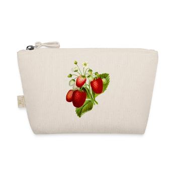 Strawberries Illustration - Organic Pouch - nature - Front