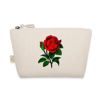 Red rose - Organic Pouch - nature - Front