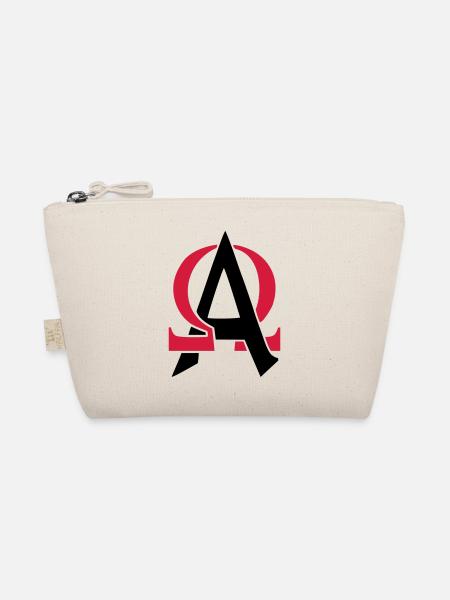 ALPHA & OMEGA - Organic Pouch - nature - Front