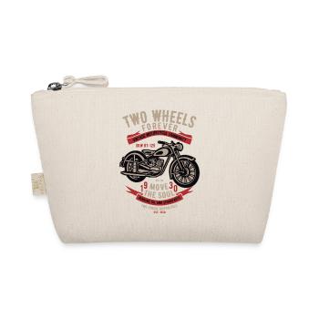 Two Wheels Forever Motorrad - Bio-Täschchen - Natur - Vorne