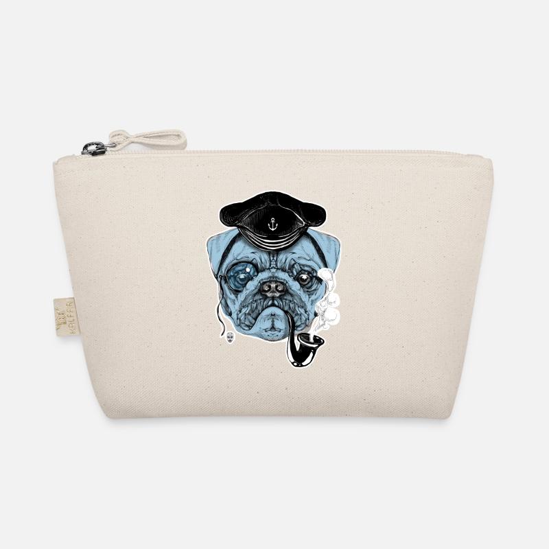 Pug Sailor Organic Pouch
