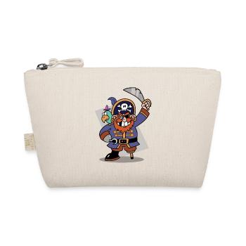 Pirate tooth gap with color agallo - Organic Pouch - nature - Front