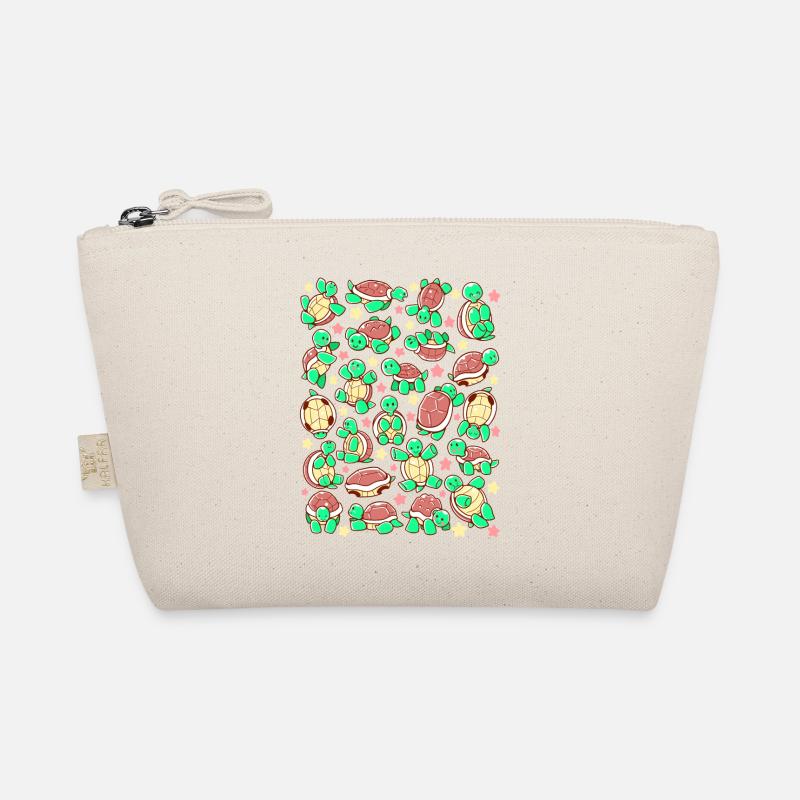 Adorable All over Turtle Tortoise Pattern Organic Pouch