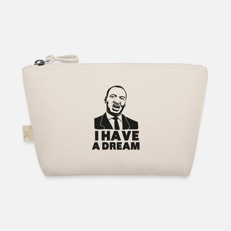 Martin Luther King - I have a dream - Bio-Täschchen - Natur