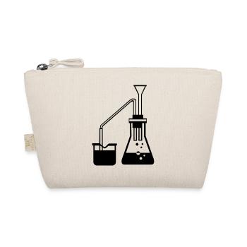 Chemie Experiment Geschenkidee Substanz mischen - Bio-Täschchen - Natur - Vorne