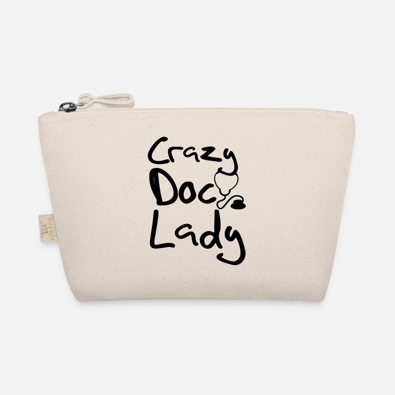 Crazy Doc Lady Doktor Arzt Medizin Fun Sprüche Organic Pouch