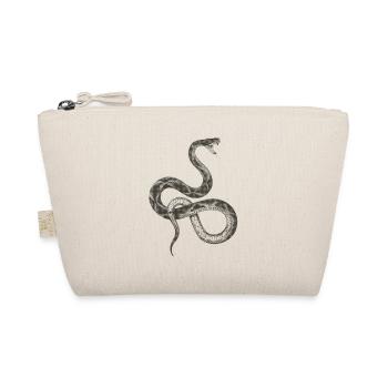 Schlange / Snake - Bio-Täschchen - Natur - Vorne