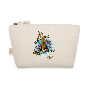 master of disaster white - Organic Pouch - nature - Front