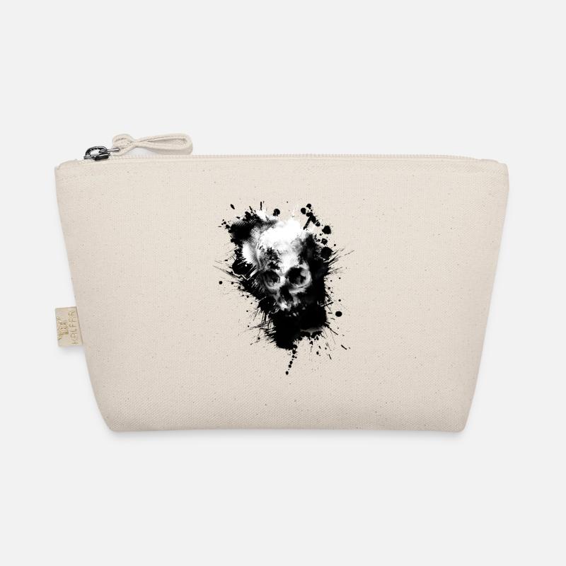 Totenkopf - Bio-Täschchen - Natur
