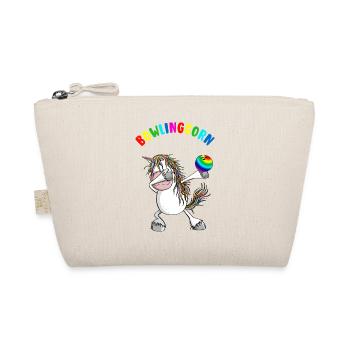 Bowlingcorn - Dabbing Unicorn Bowling - Dab - Organic Pouch - nature - Front