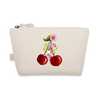 Pony fairy on cherry with cherry blossoms - Organic Pouch - nature - Front