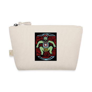 Tribal Tiki Inka Maya Indianer - Bio-Täschchen - Natur - Vorne