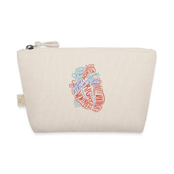 Heart Anatomy Biology Gift Aorta Heartbeat - Organic Pouch - nature - Front